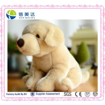 Requintado bonito Suffed Lifelike Labrador Dog brinquedo de pelúcia Boneca